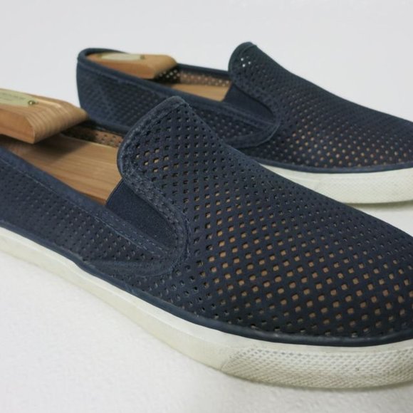 Sperry Top-Sider Perforated Leather Boat Deck Shoes sz 10 - Picture 6 of 7
